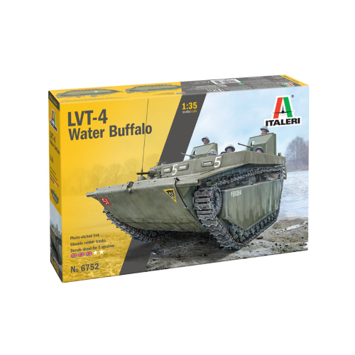 LVT-4 WATER BUFFALO (ETO) KIT 1:35 Italeri Kit Mezzi Militari Modellino