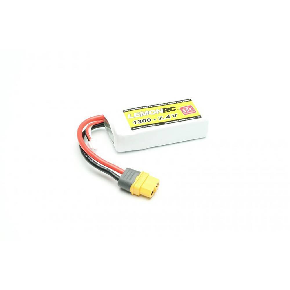 LemonRC Batteria ricaricabile LiPo 7.4 V 1300 mAh Numero di celle: 2 35 C