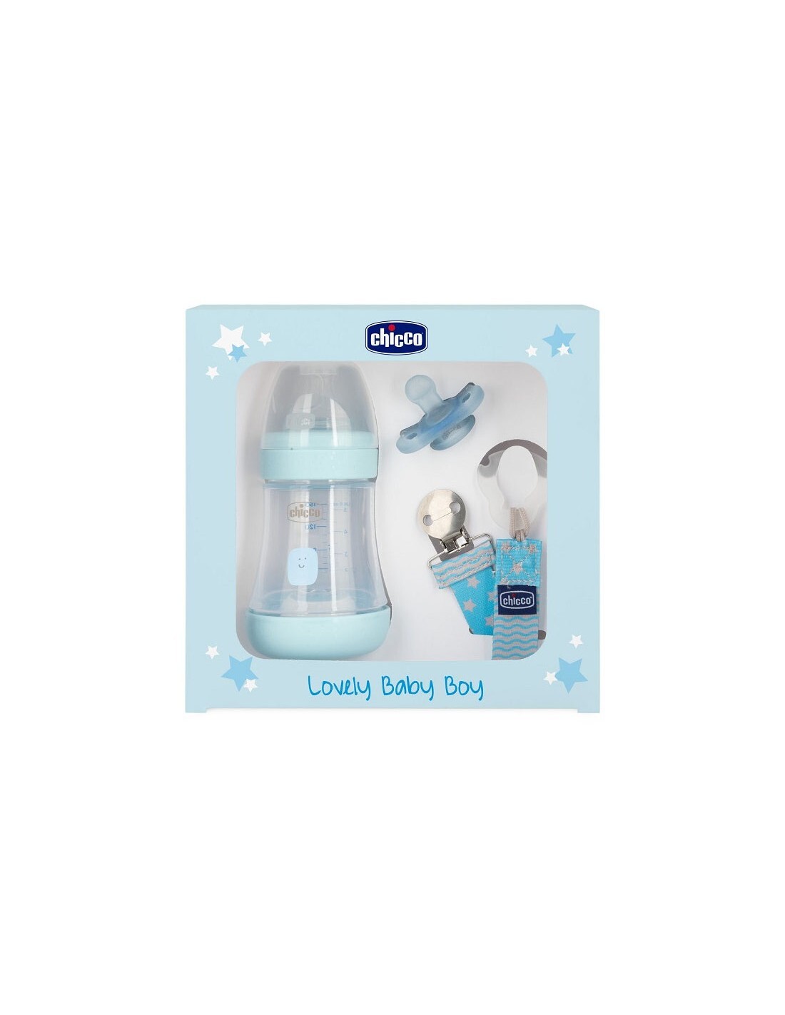 Chicco Set Biberon Lovely Baby Boy 3pz