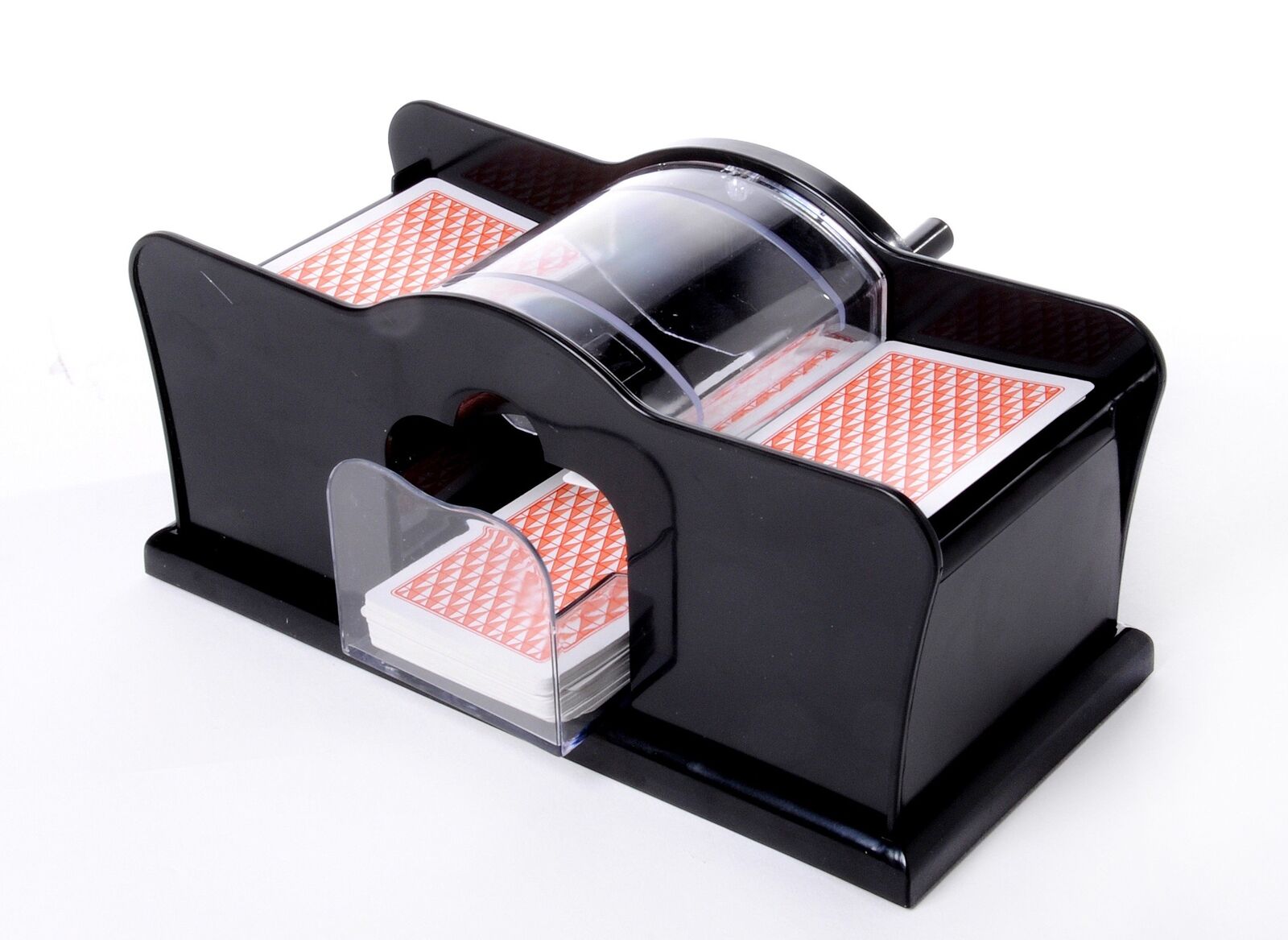 LONGFIELD 2 PACK AUTOMATIC PLAYING CARD SHUFFLER poker bridge