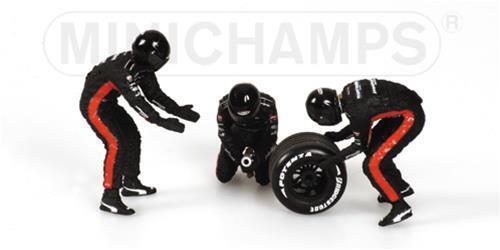 1:43 Minichamps Pit Stop Minardi Gomme Posteriore 1/43 343100093  Modellino