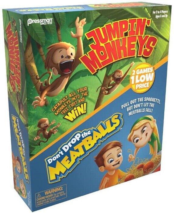 Goliath - Combo Set Monkey e Meatballs, 2 Giochi in 1