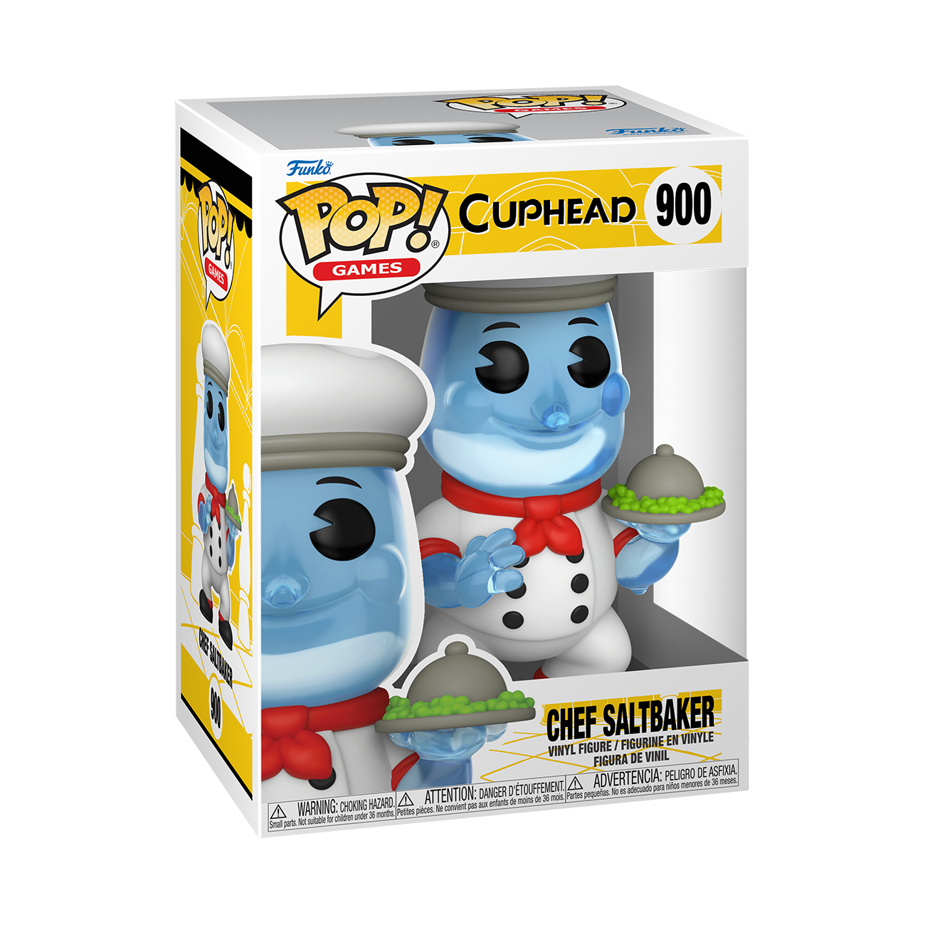 Cuphead Chef Saltbaker POP Games #900 Vinyl Figure FUNKO