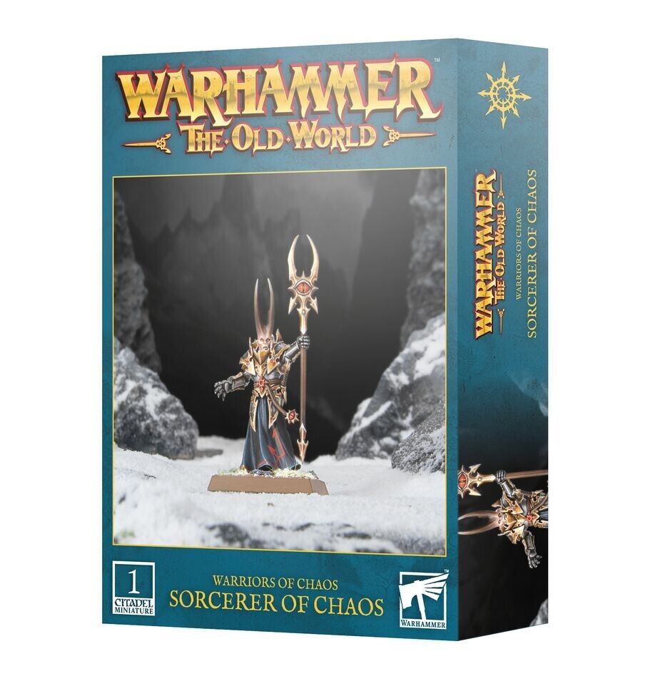 SORCERER OF CHAOS miniatura WARRIORS OF CHAOS warhammer THE OLD WORLD età 12+