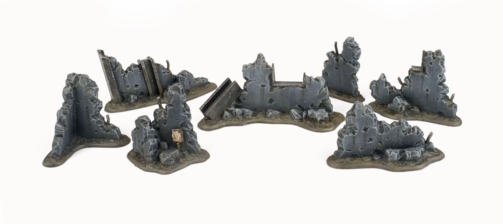 WWG War-Torn City Kit Macerie 1 - 28mm Wargame Terrain Diorama Scenario Sci-Fi