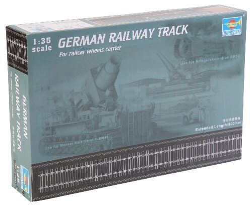 German Railway Track Set Binari Plastic Kit 1:35 Model TRUMPETER