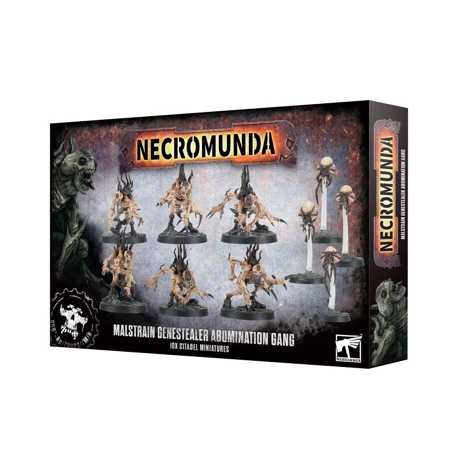 MALSTRAIN GENESTEALER ABOMINATION GANG set di 10 miniature CITADEL warhammer NEC
