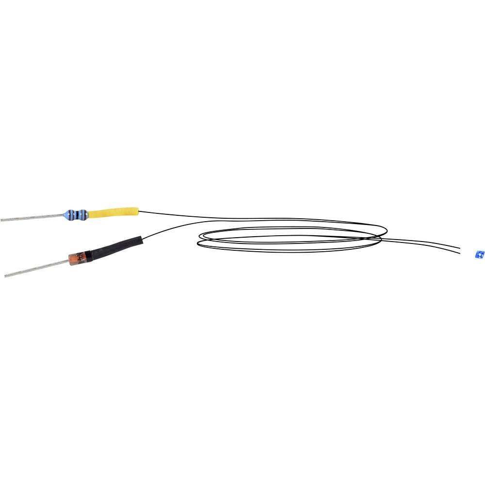 Viessmann Modelltechnik 3564 LED mit Kabel, blau 5er LED Blu 5 pz.