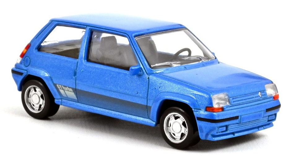 RENAULT SUPERCINQ GT TURBO PH II 1988 BLUE METALLIC JET-CAR  1:43 NOREV