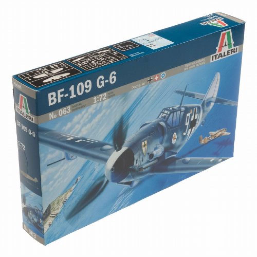 Italeri 0063 - Bf-109 G-6 Model Kit  Scala 1:72 - NUOVO