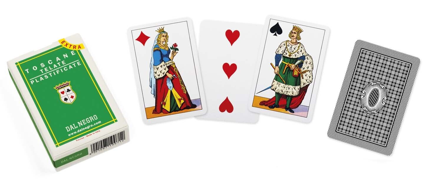 Carte Da Gioco Toscane Verdi Extra DAL NEGRO