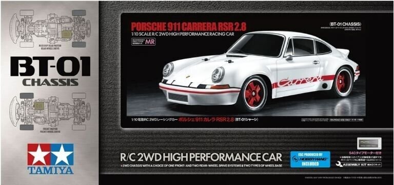 Tamiya - Porsche 911 Carrera RSR 2wd BT01 con regolatore