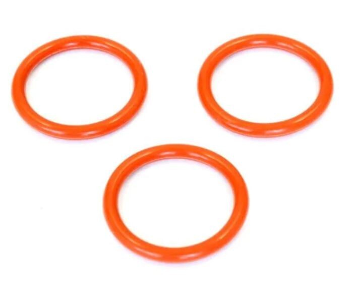 Kyosho - O-ring P18 3pz in silicone color arancio per serbatoi
