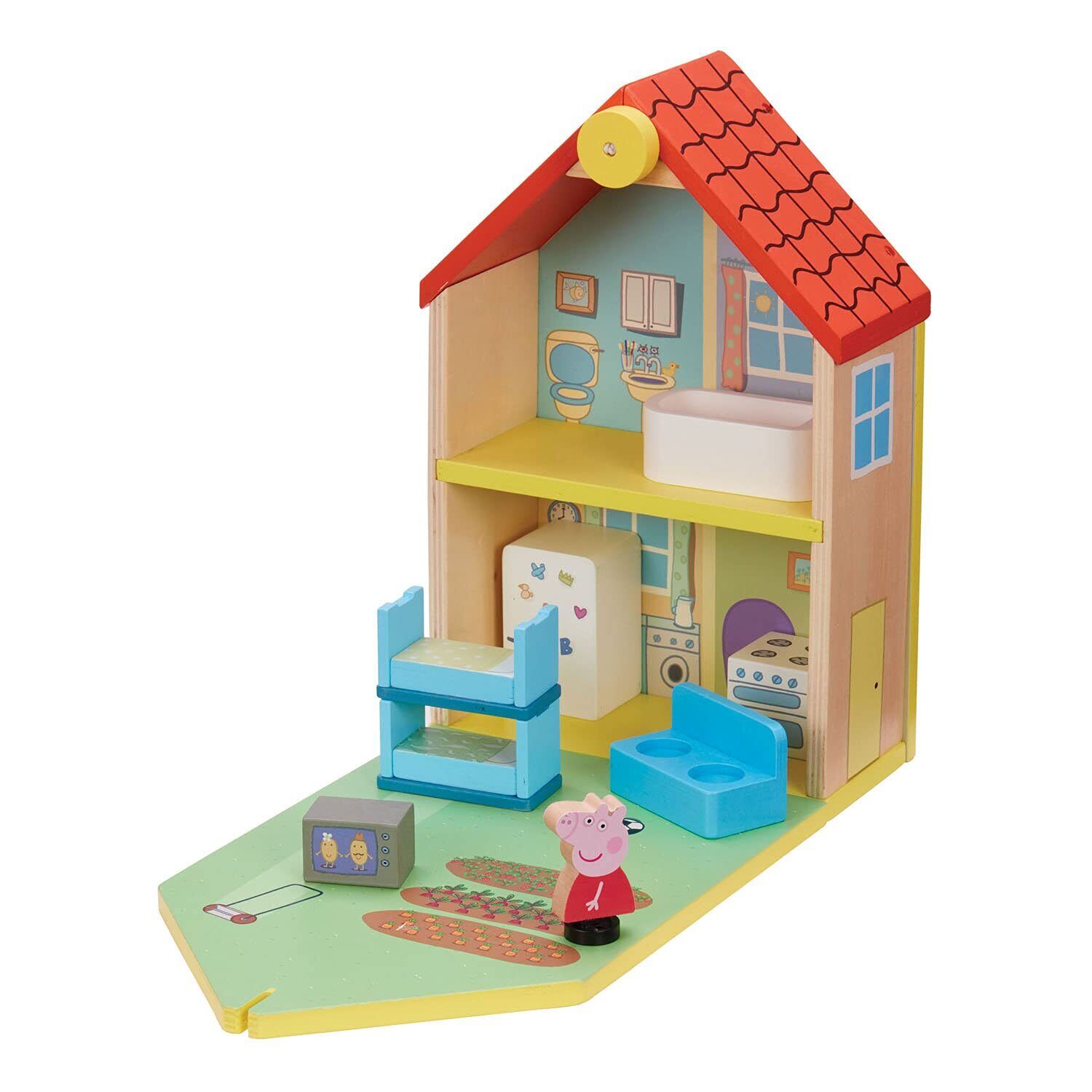 Peppa Pig WOODEN FAMILY HOME, Sustainable FSC Certified Wooden Toy & WOODEN FAMI