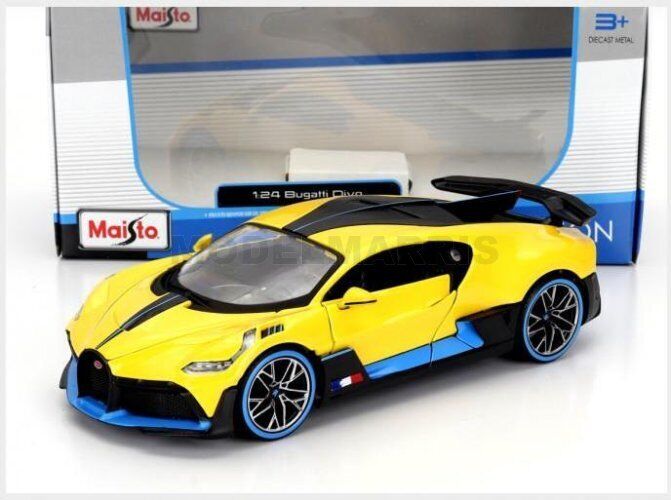 MAISTO 31526Y BUGATTI - DIVO 2018 - YELLOW - 1/24