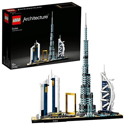 Blocco Costruzione Giocattolo LEGO Architettura Dubai Eau 21052 740pieces New Da