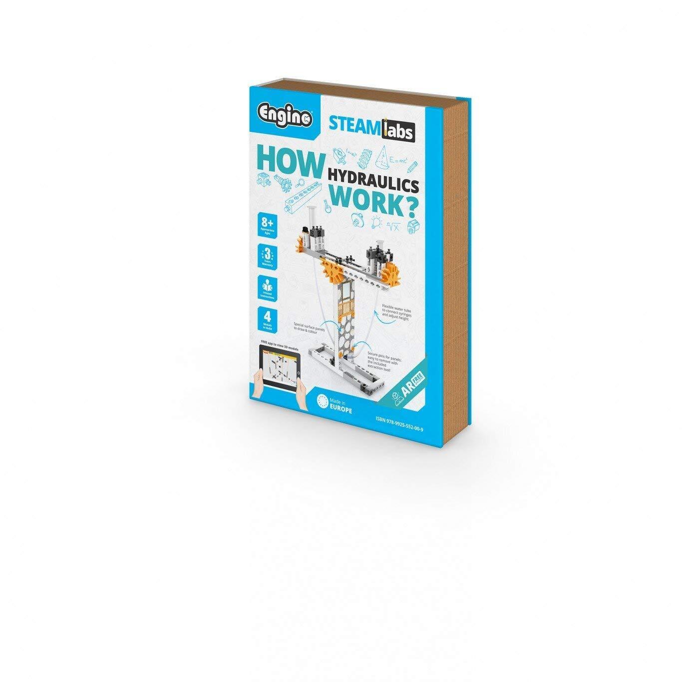 Engino - STEAM Labs Toys - How hydraulics work?   Educational Science Kits for k