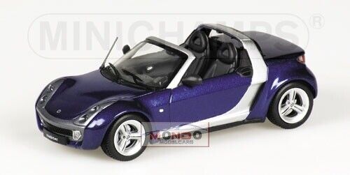 1:43 Minichamps Smart Roadster 2003 Blue 400032130 Diecast Modellino