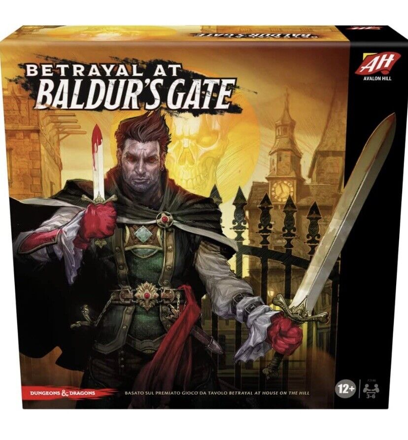 Hasbro - Avalon Hill - Betrayal at Baldur's Gate - Gioco Da Tavolo - English