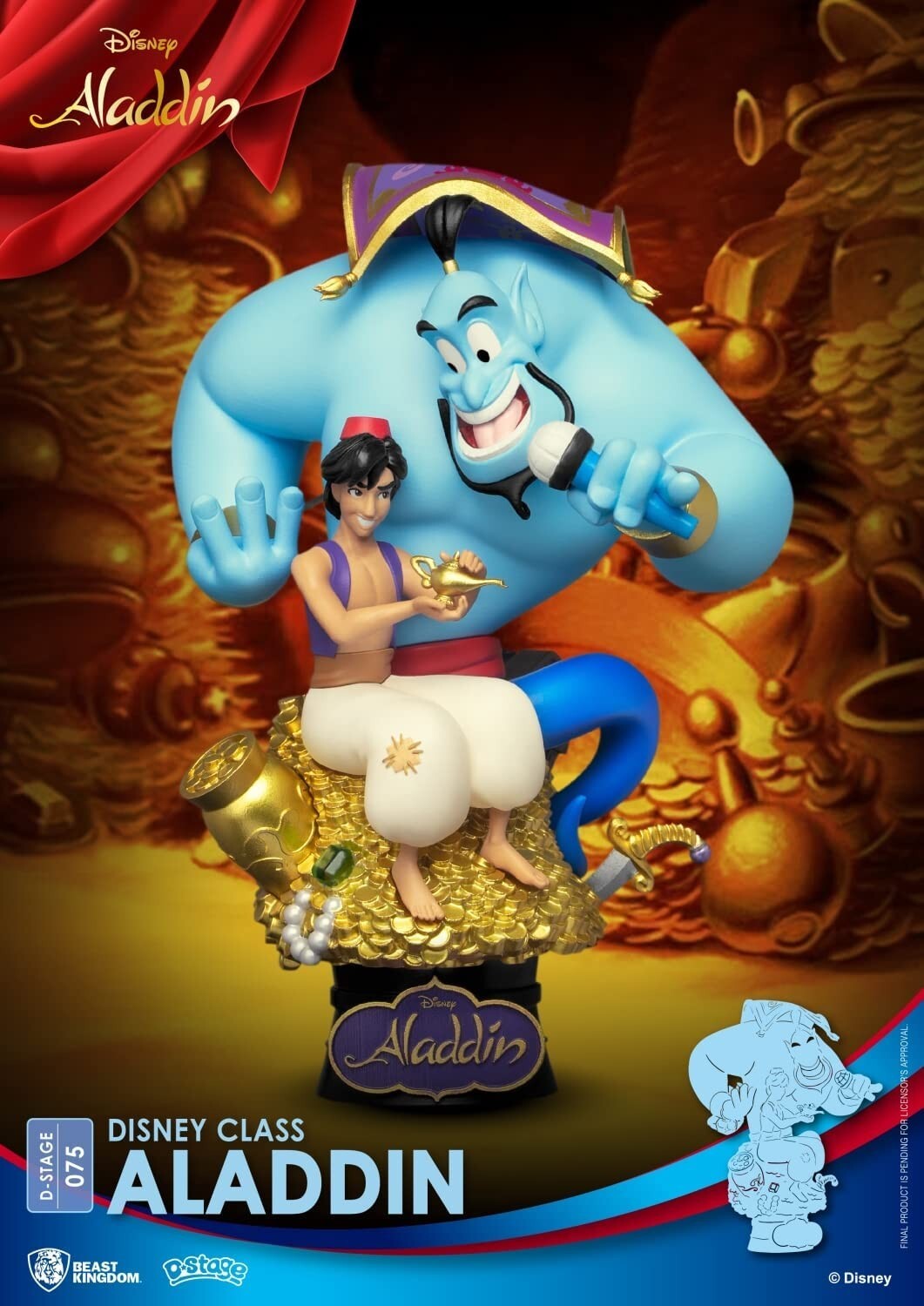 DISNEY CLASS SERIES D-STAGE 075 ALADDIN DIORAMA BEAST KINGDOM TOYS