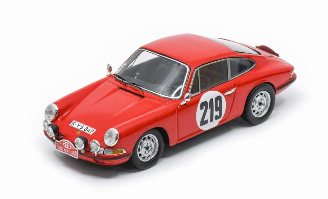 Porsche 911S 2.0 Elford Stone #219 3rd Rally Installa Carlo 1967 S6607 Spark