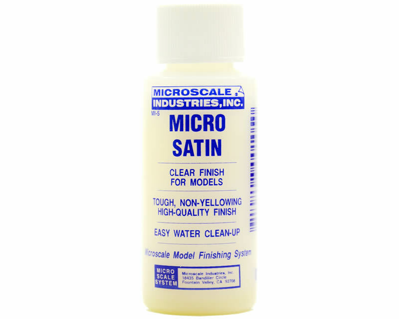 Microscale Industries MI-5 Micro Coat Satin - Clear Satin (1oz) modellismo