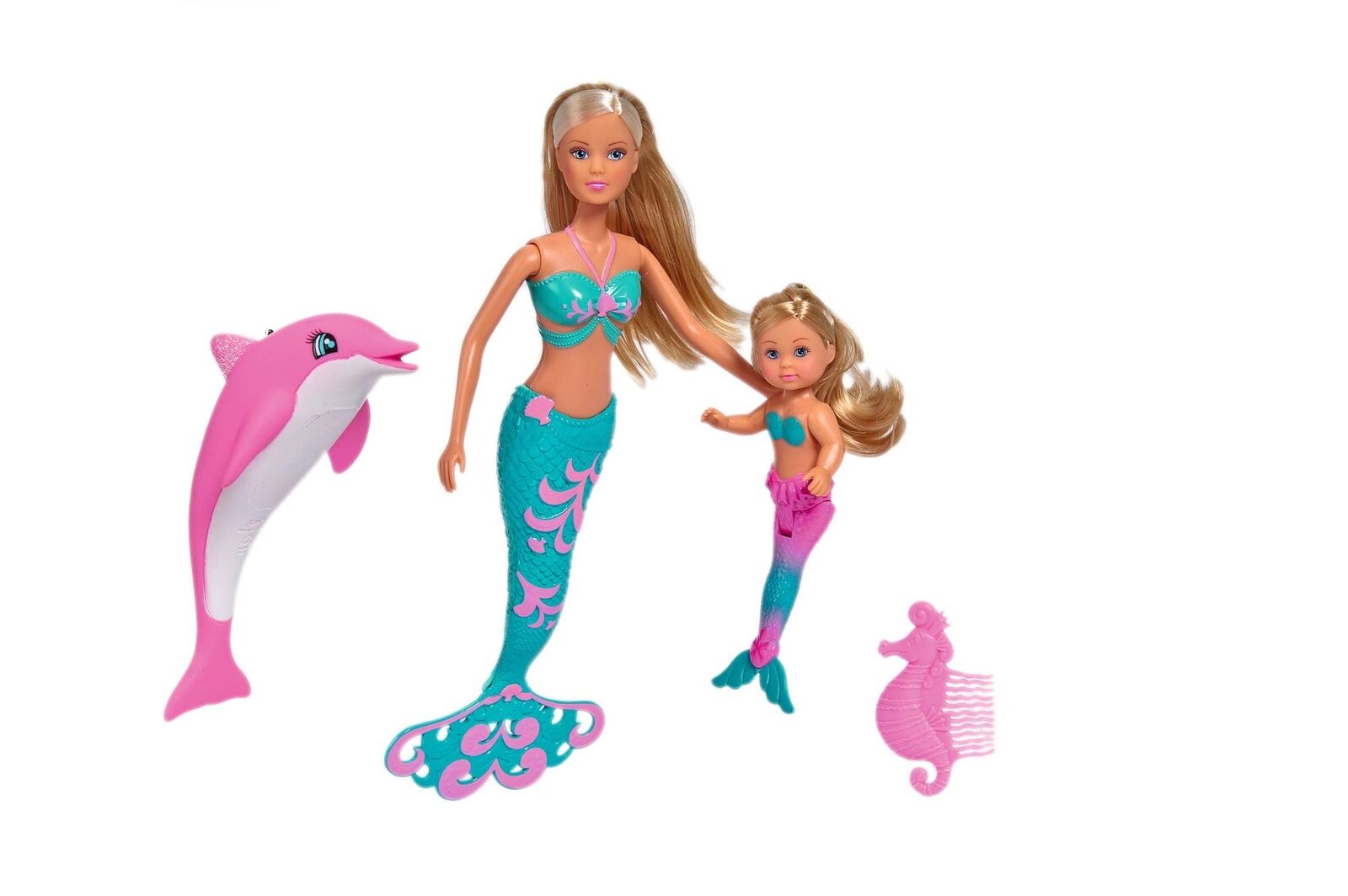 STEFFI LOVE Simba 105733336 Mermaid Friends, Doll as Magical Mermaid with Sister
