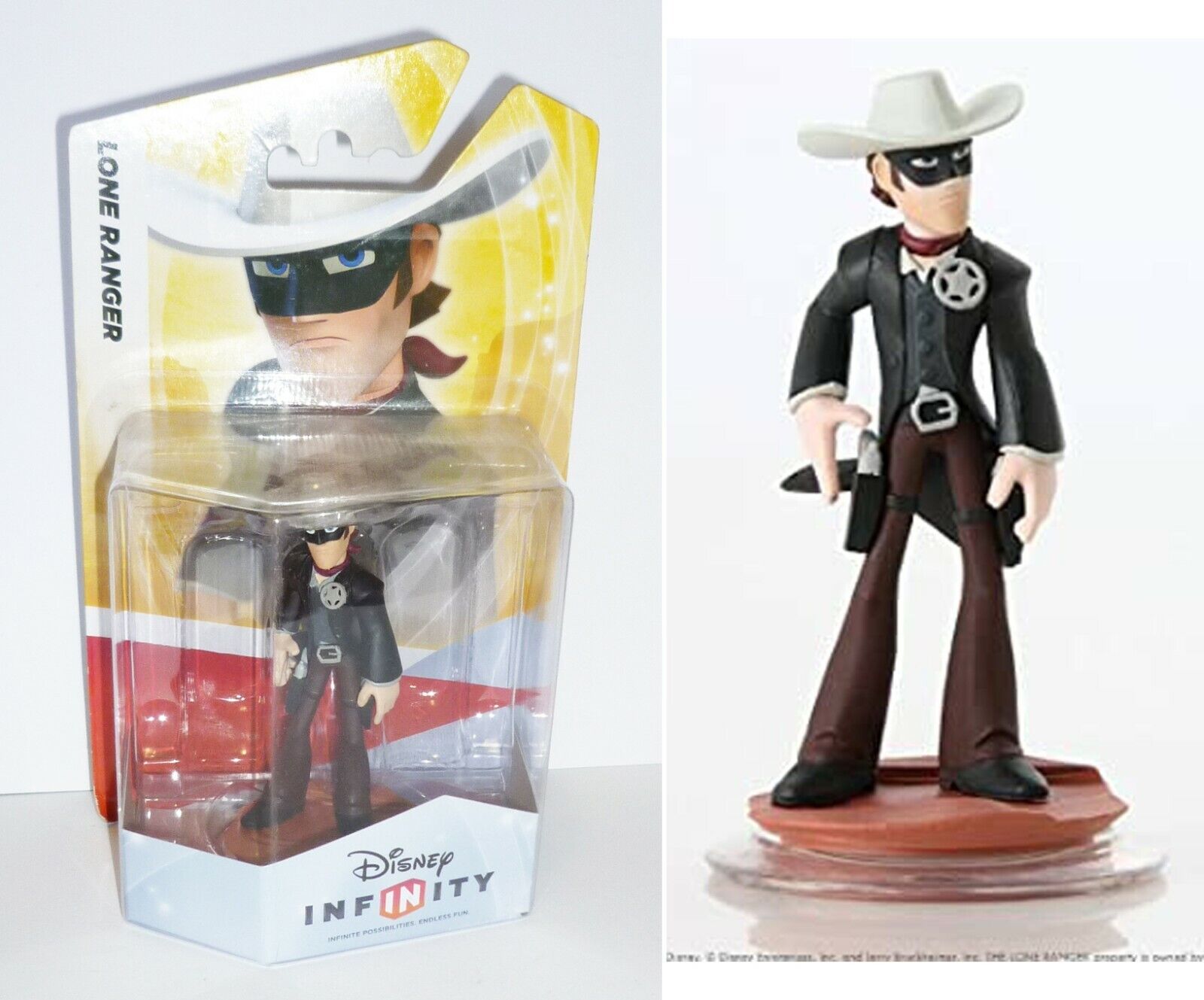 LONE RANGER - Disney Infinity - FIGURE MINIATURA NUOVA NEW