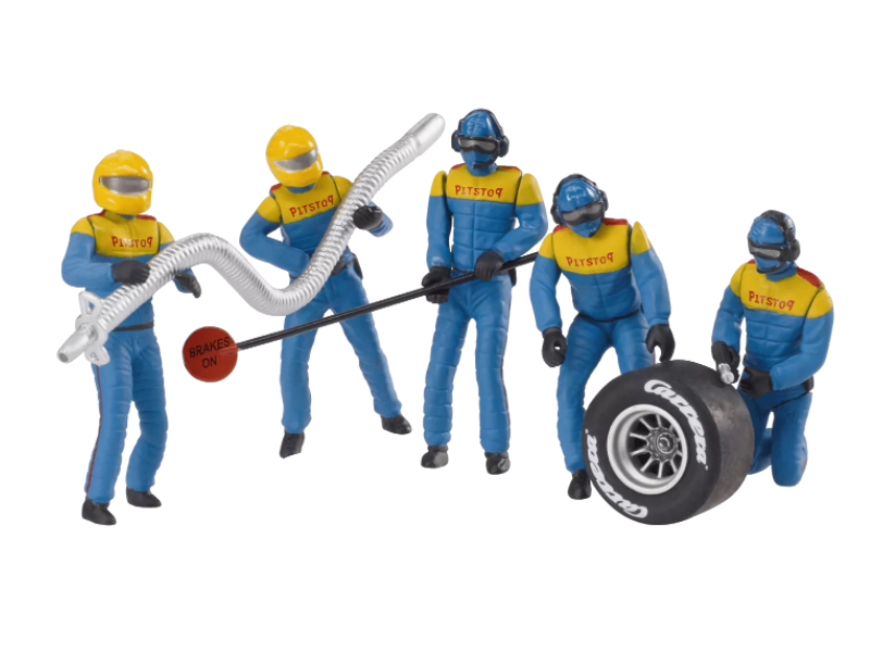 CARRERA DIGITAL 124 132 EVOLUTION SET FIGURE MECCANICI PER PISTE ELETTRICHE