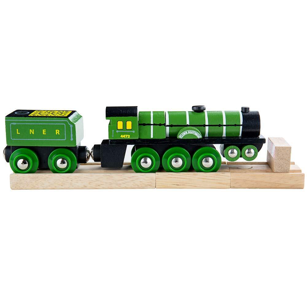 Bigjigs Rail Flying Scotsman Toy Train - Compatible with most major Wooden Railw
