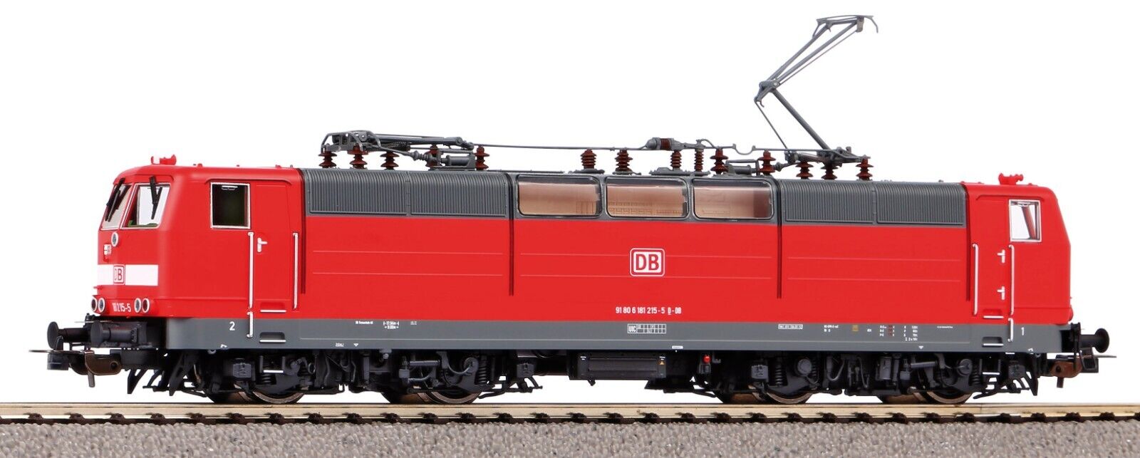 PIKO 51348 Elektrolokomotive 181 215-5 Verkehrsrot DB Ep.VI