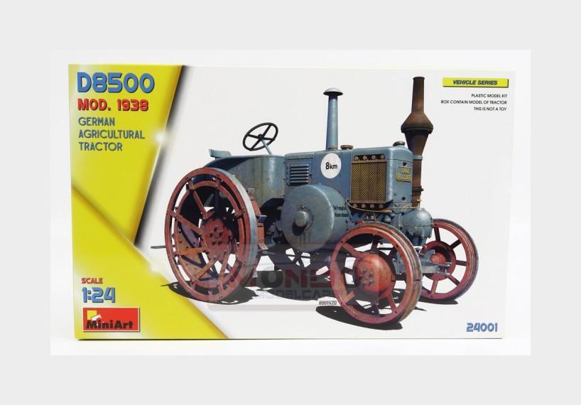 1:24 MINIART Lanz Bulldog D8500 German Agricultural Tractor 1949 Kit MA24001