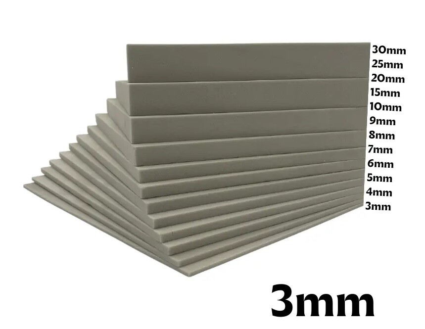 COLLE21 - Foglio di polimero TechnoFOAM - 3 mm - 30x21 cm -  - COLLE21-208