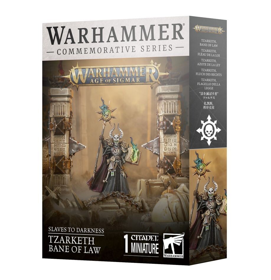 TZARKETH flagello della legge COMMEMORATIVE SERIES slaves to darkness MINIATURA