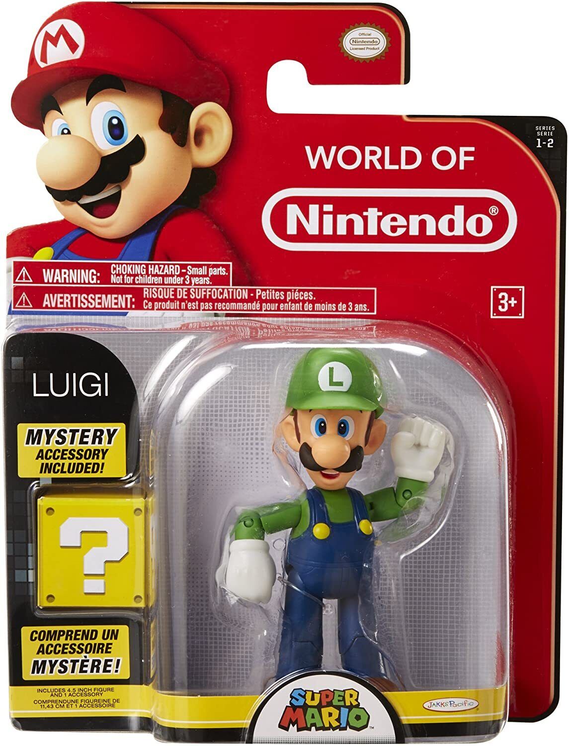 World of Nintendo - Super Mario - Luigi - Statuetta articolata 10 cm - RARA -...