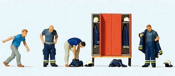 Preiser 10642 Ho Scala Preparazione Per Fuoco Corsa