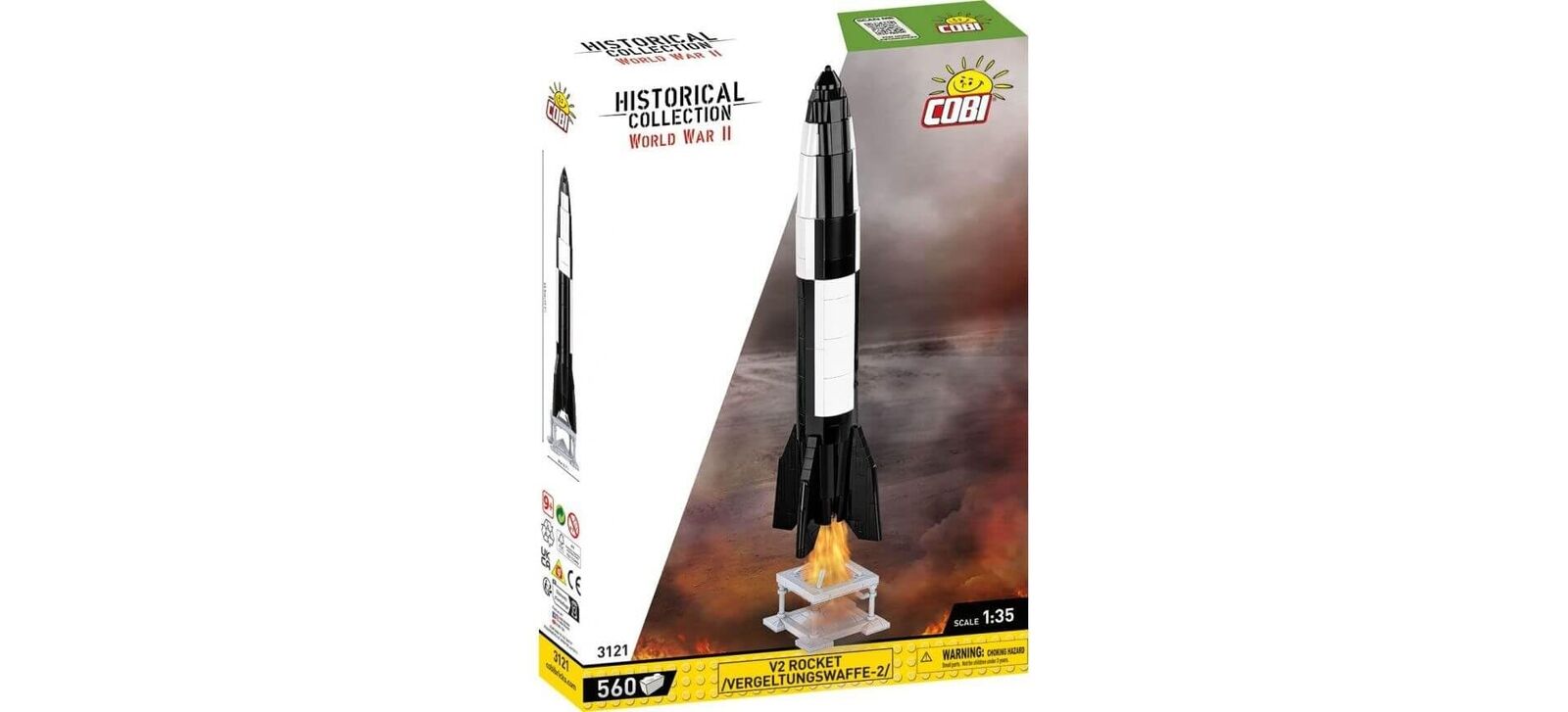 COBI 3121 - Vergeltungswaffe-2 V2 Rocket, 1:35 scale, World War II Historical Co