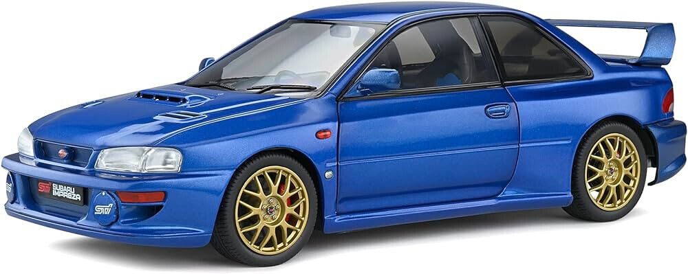 SUBARU IMPREZA 22B 1998 SONIC BLUE 1:18  SOLIDO' S1807401