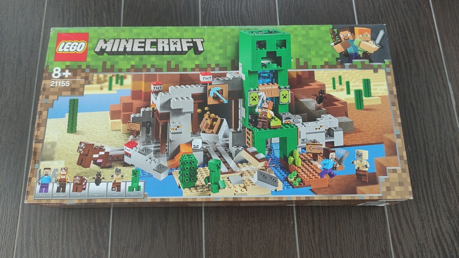 LEGO 21155 The Creeper Mine Minecraft Damaged Box