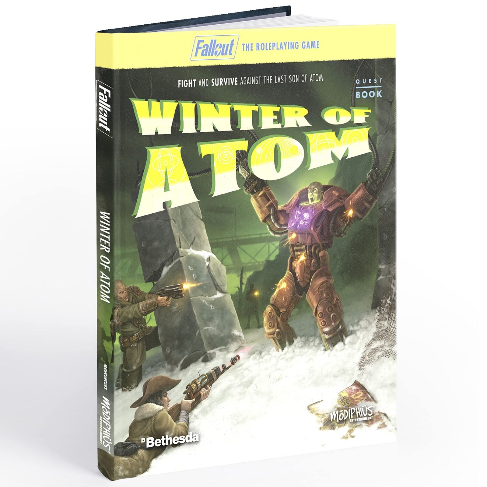 Modiphius Fallout: The Roleplaying Game Winter of Atom Book - Expansion Hardcove