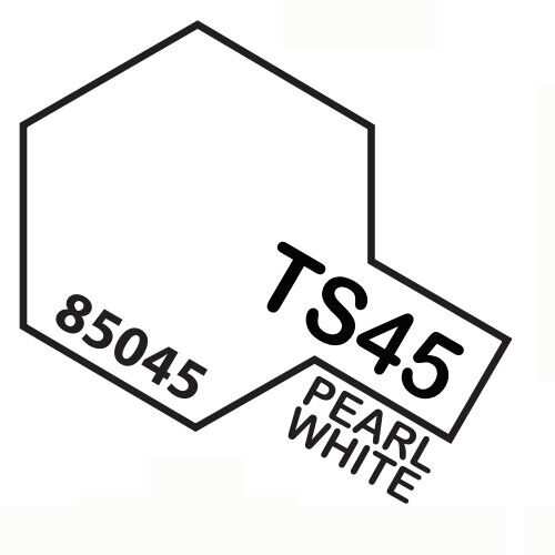 Vernice Spray Per Plastica 100 Ml. Pearl White Ts45 TAMIYA