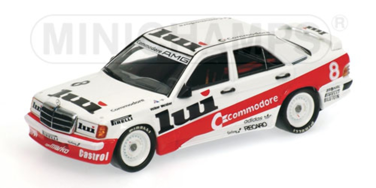 Minichamps 400863508 MERCEDES BENZ 190 E 2.3-16 V. WEIDLER DTM 1986 scala 1/43