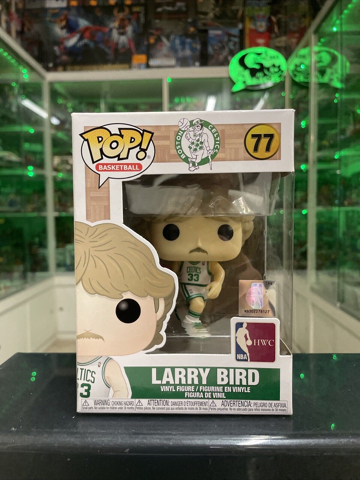 FUNKO POP - Basketball - Larry Bird  # 77 Boston Celtics