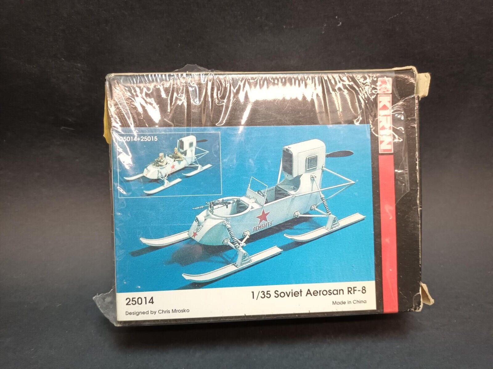 Miniatura in resina Kirin Soviet Aerosan FR-8, RARO