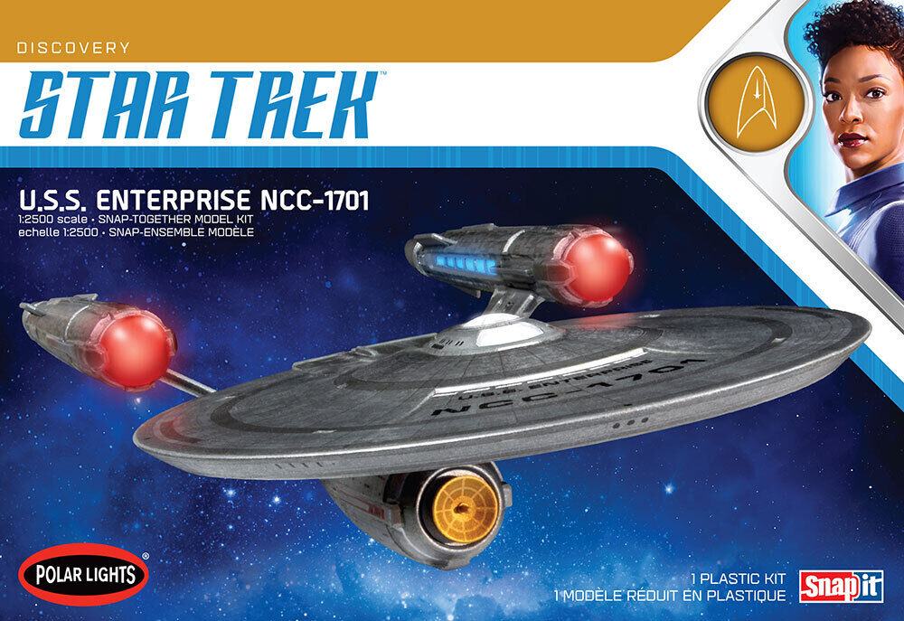 Star Trek Discovery USS Enterprise NCC-1701 1:2500 Plastic Model Kit