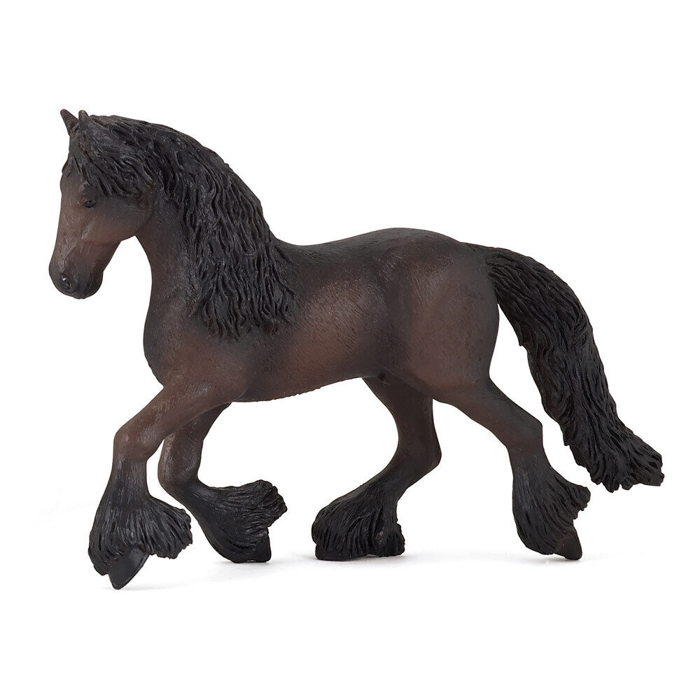 Papo -Dipinta a mano- figurina-Cavalli, puledri e pony-Cavallo frisone-51067-Col