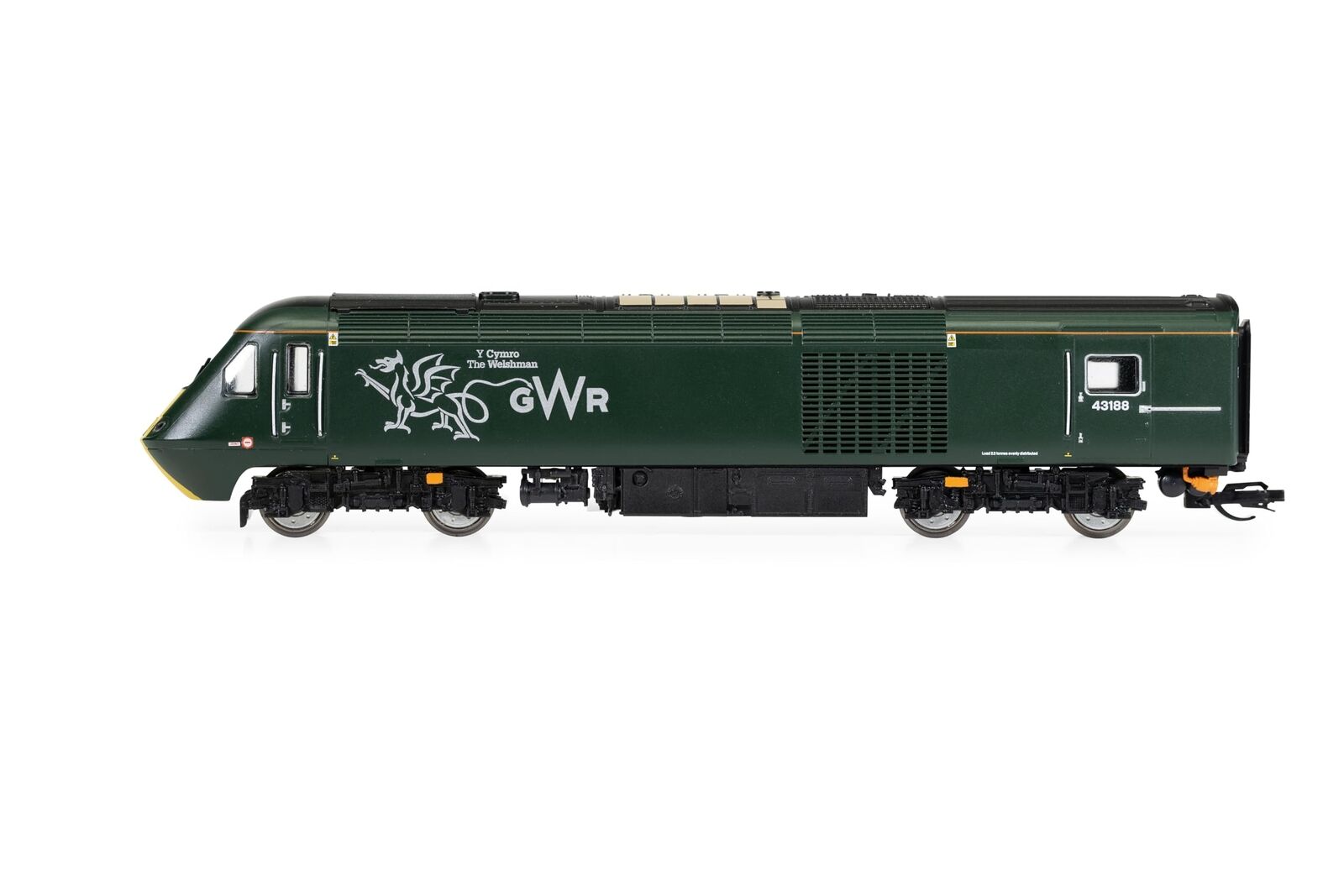 Hornby TT: 120 Gauge TT3023TXSM GWR Class 43 HST Digital Train Pack (montato sul