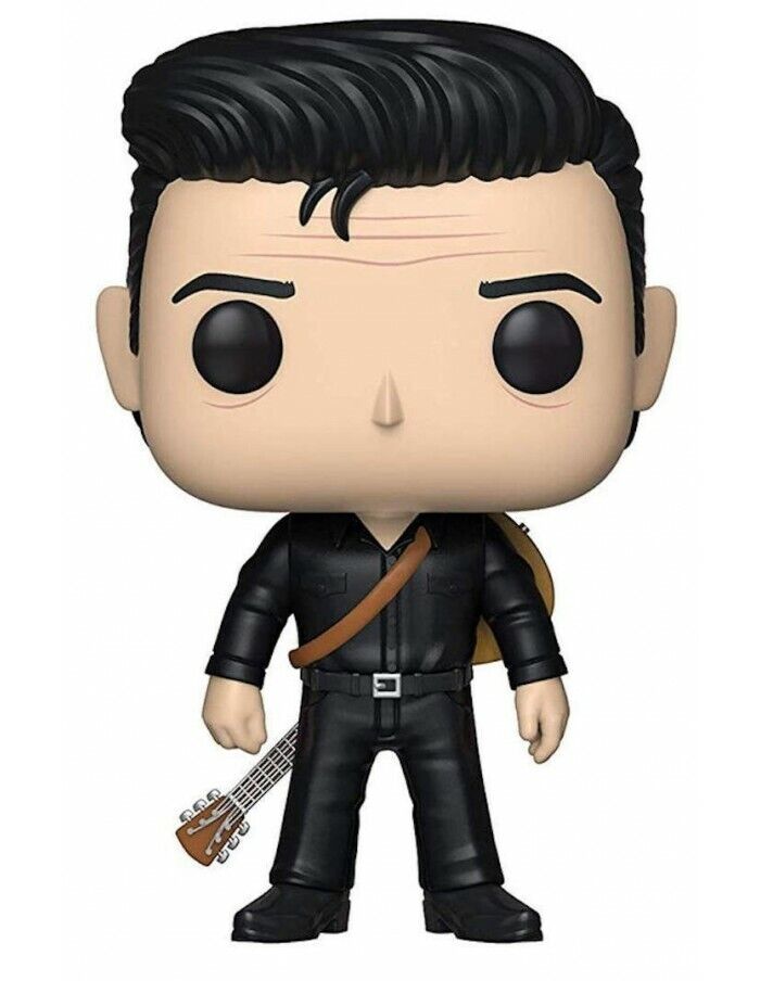 FUNKO POP MUSIC ROCKS JOHNNY CASH IN BLACK VINYL FIGURE NEW!