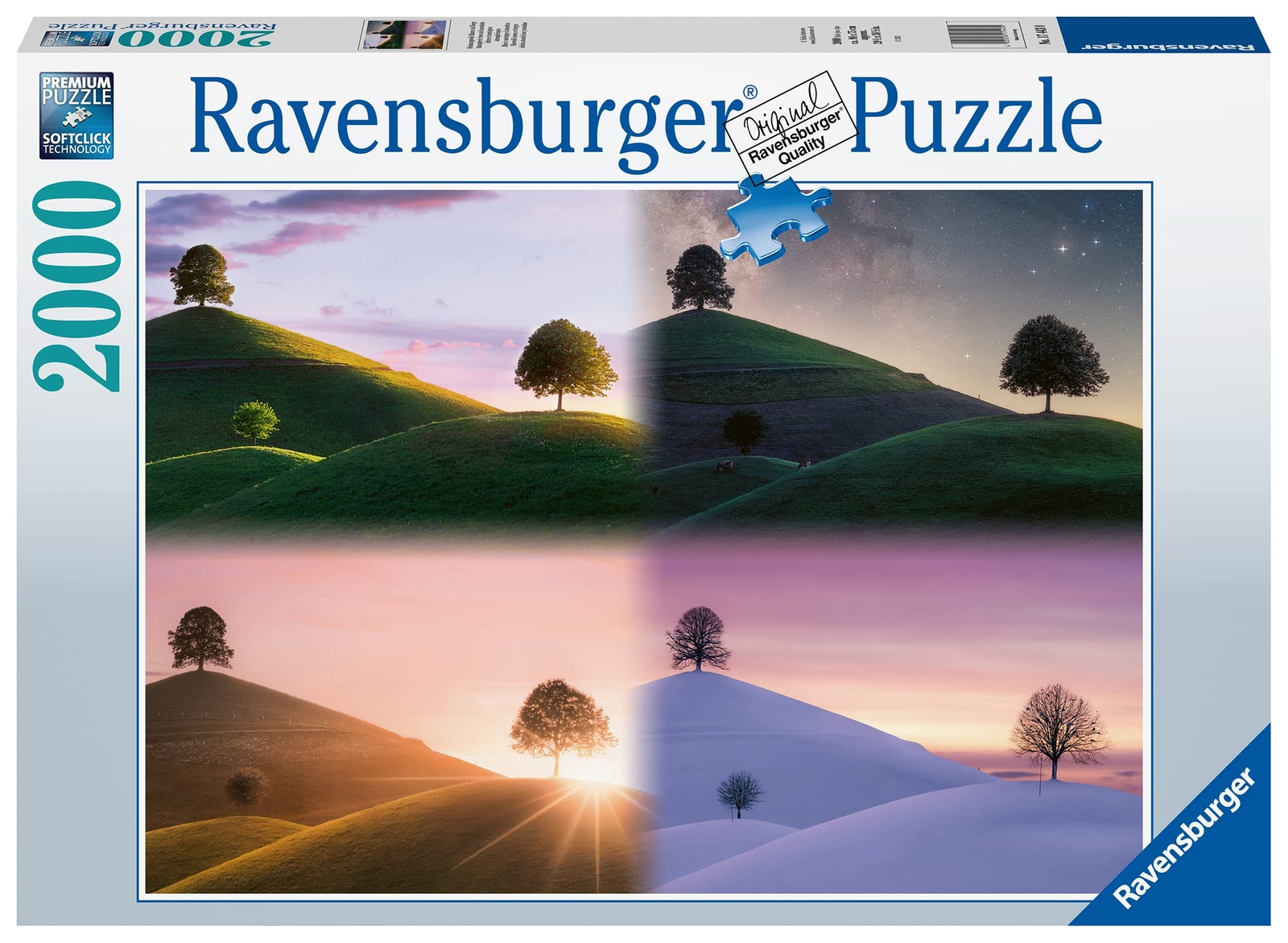 Ravensburger Puzzle 17443 Atmospheric Trees and Mountains 2000 Pieces Puzzle for