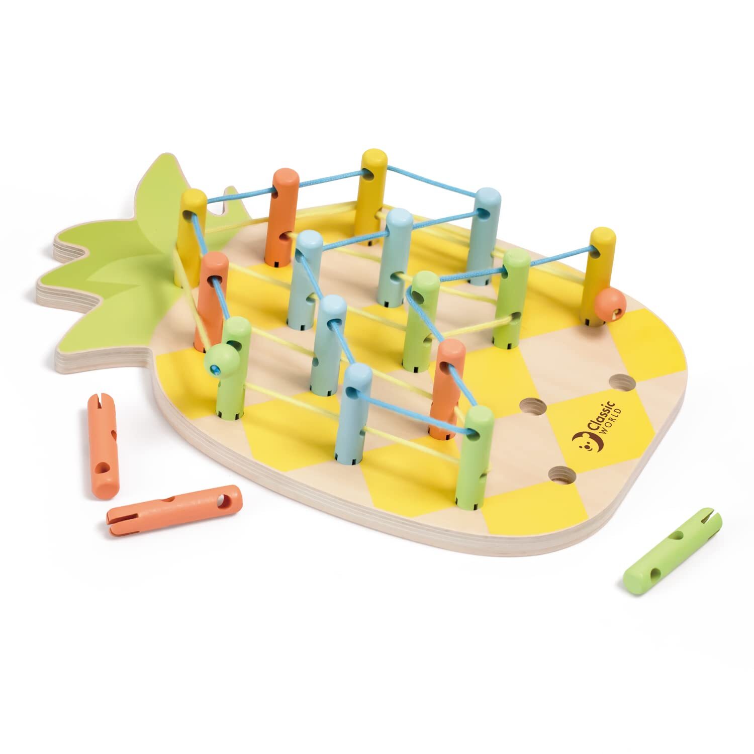 Classic World CW20181 Pineapple Linking Game